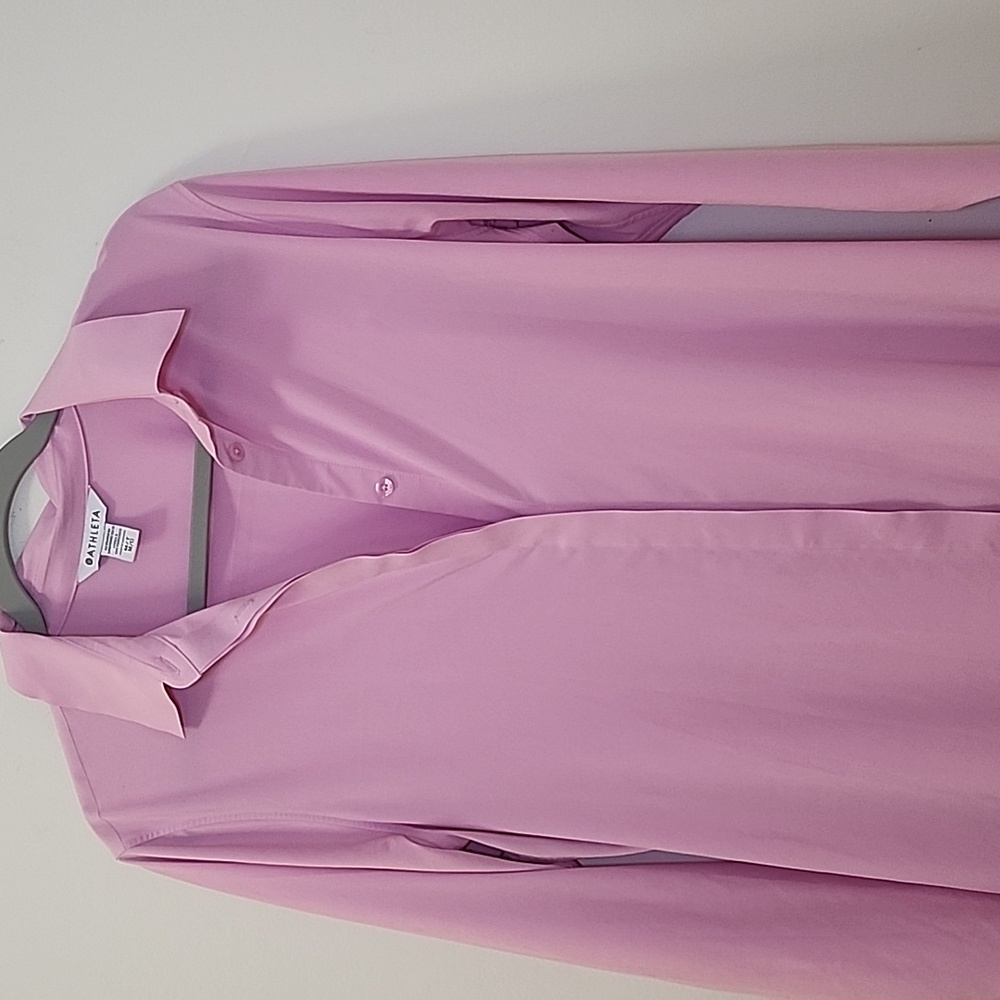 Athleta Urbanite Shirt Dress in Pink Barbiecore Size M - Picture 4 of 16